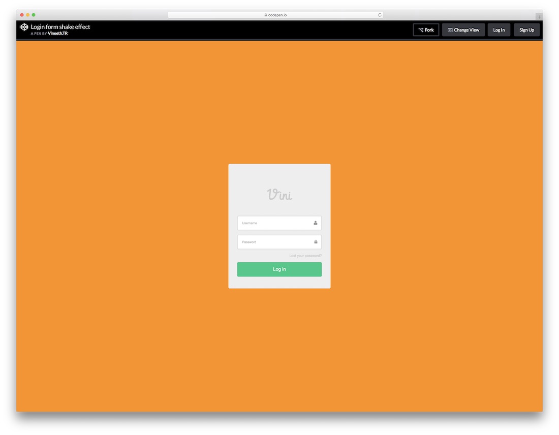 login-with-shake-effect