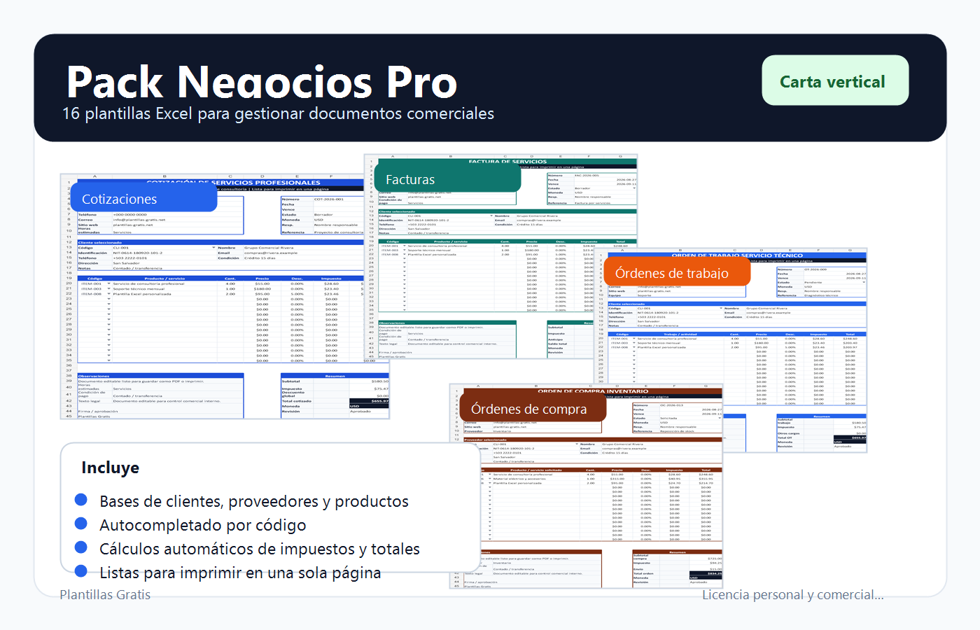 Pack Negocios Pro