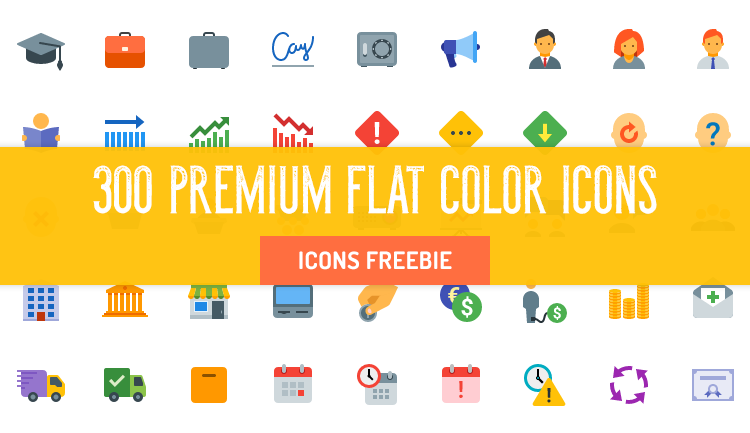 300 iconos premium gratis para desarrollar aplicaciones web