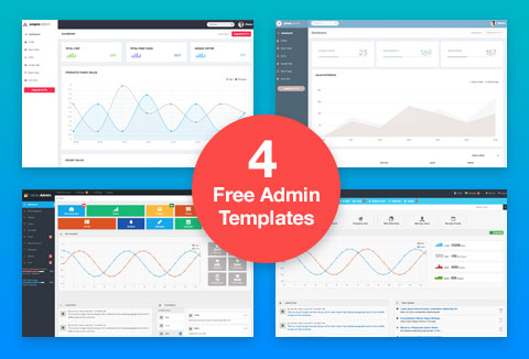 4 mejores plantillas gratuitas para panel de administración | Descarga gratis