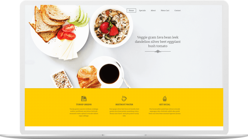 Plantilla de Restaurant - OnePage HTML5