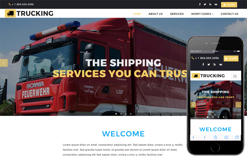 25 Plantillas gratis para Automóviles y transporte creadas con Bootstrap, CSS3 y HTML5