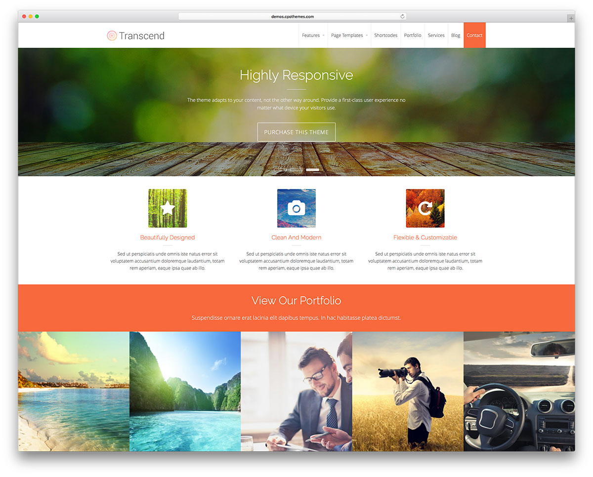 Los 20 mejores temas de WordPress de portafolios creativos 2018