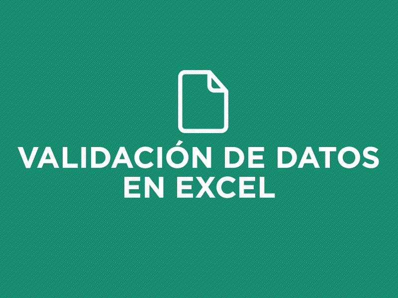 Validación de números enteros en Excel 2016