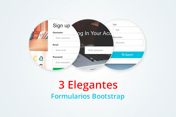 3 elegantes formularios bootstrap gratis