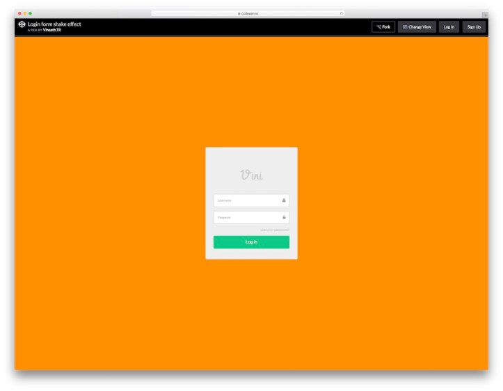 login-with-shake-effect